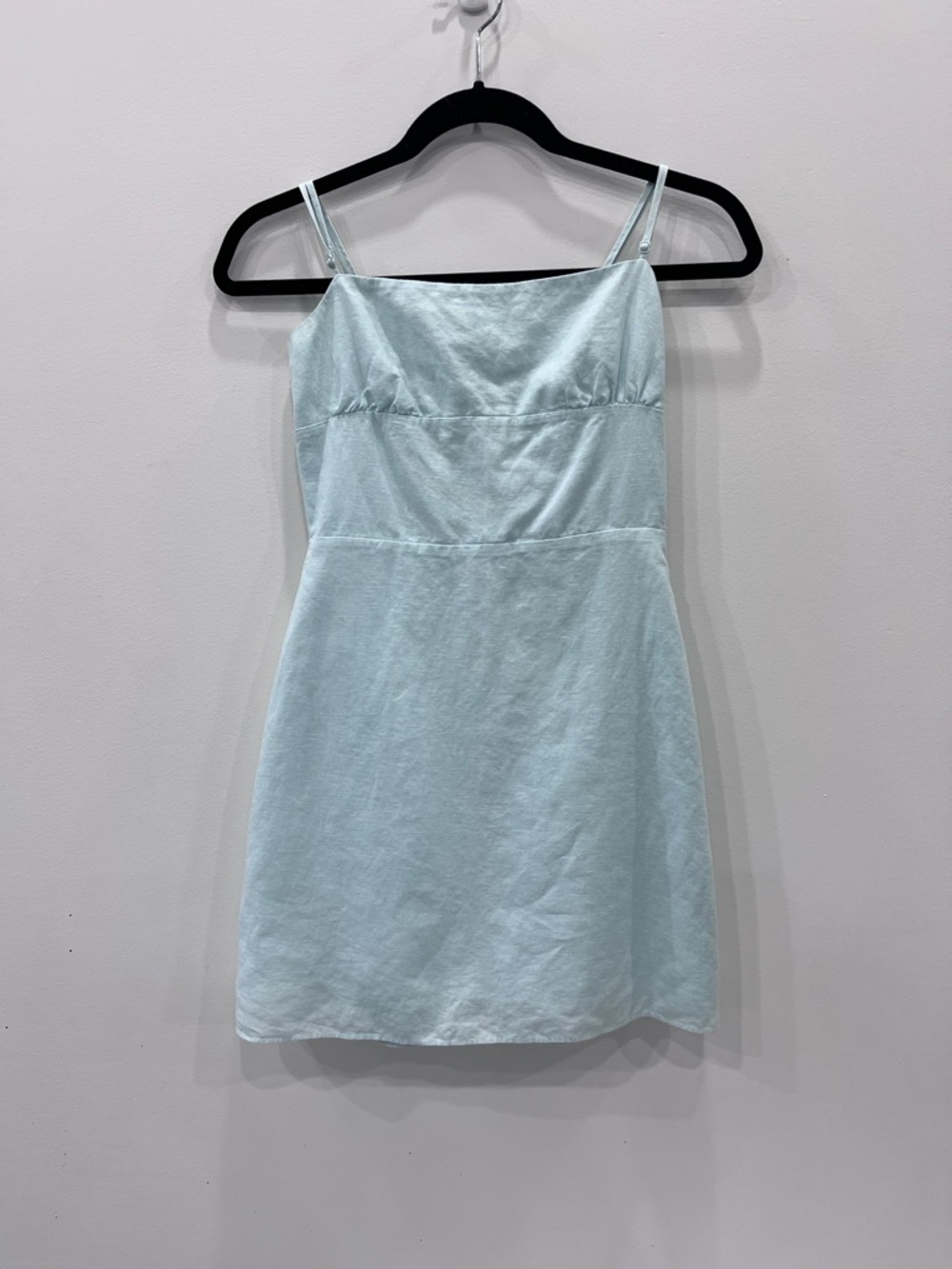 Aritzia Sunday Best Linen Mini Dress XS Spaghetti Strap Summer Dress